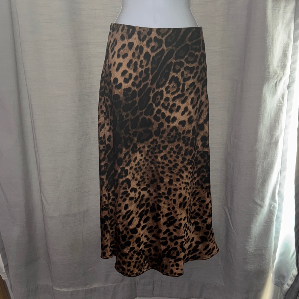 Forever 21 Animal Print A-Line Skirt - Picture 1 of 1